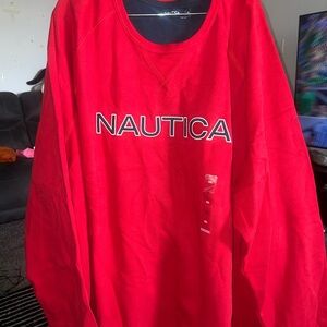 Nautica Vibrant Red Pullover